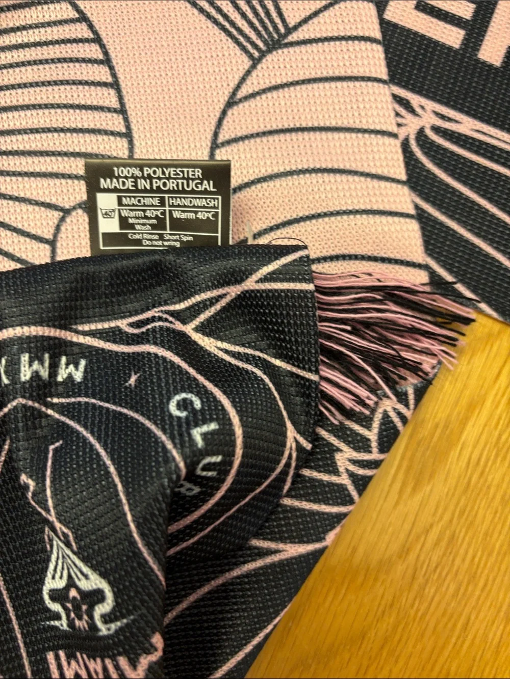 Inter Miami Pink & Black Supporter Scarf